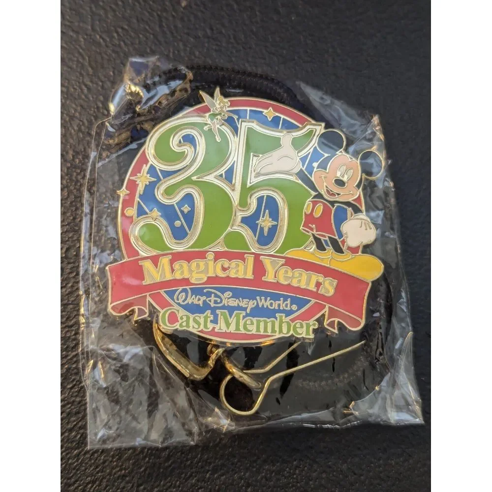 Disney Cast Member Lanyard 35 Magical Years NEW